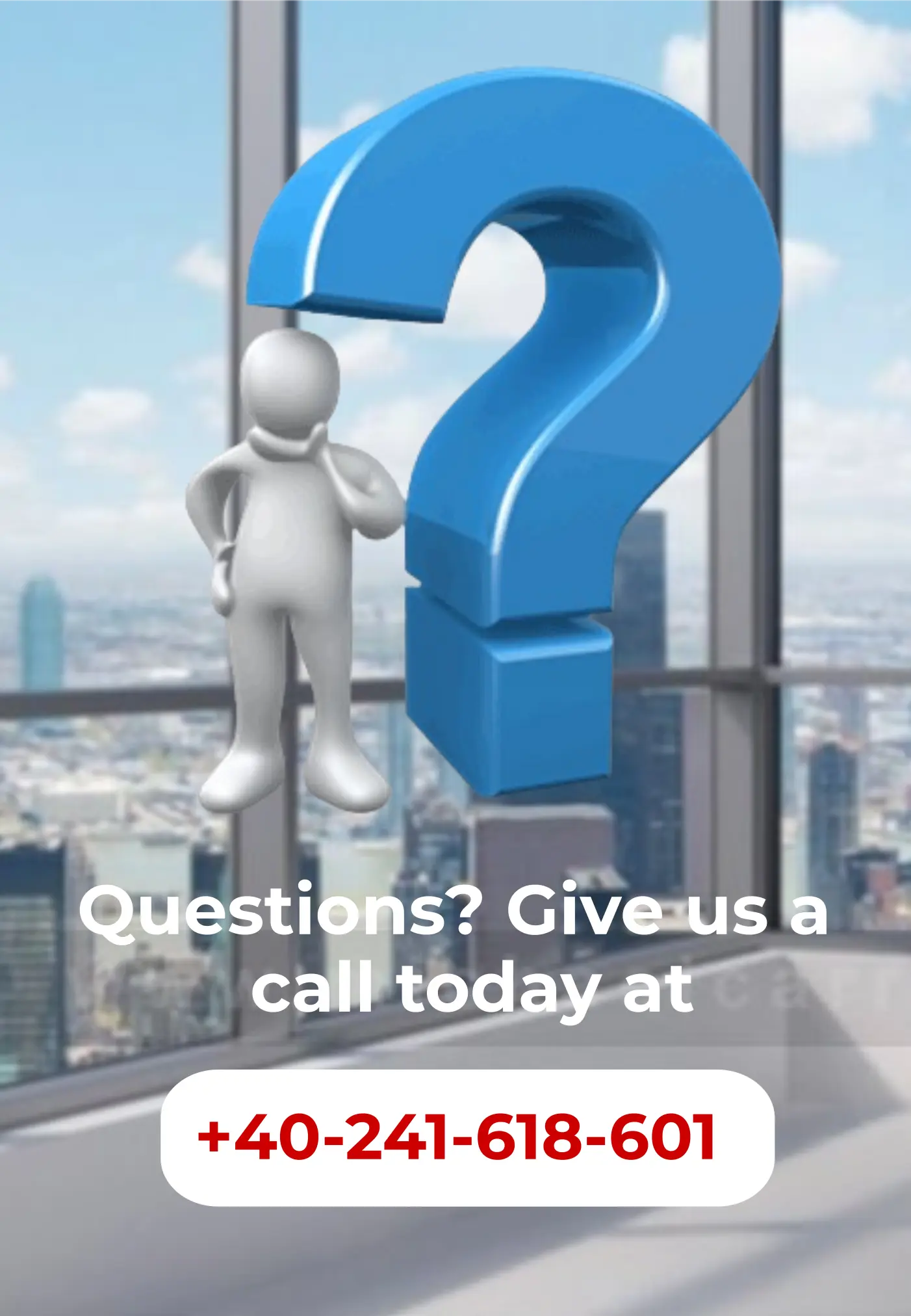 Questions? Give us a call today at +40 241 618601