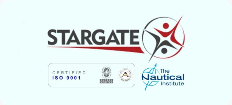 Stargate Crewing · ISO 9001 · The Nautical Institute